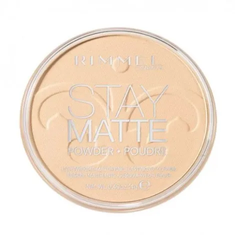 Rimmel Stay Matte প্রেসড পাউডার - 001 Transparent