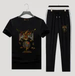 Men's Pure Cotton Tee and 280 GSM Trouser Combo, 6 Colours