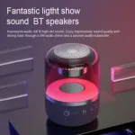 Z5 RGB মিনি পোর্টেবল ওয়্যারলেস ব্লুটুথ স্পিকার – 5W, LED লাইট ইফেক্ট সহ