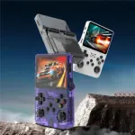 R36S রেট্রো গেম কনসোল 64GB 20000+ গেম – Linux ও PSP গেমিং সিস্টেম, 3.5" IPS স্ক্রিন
