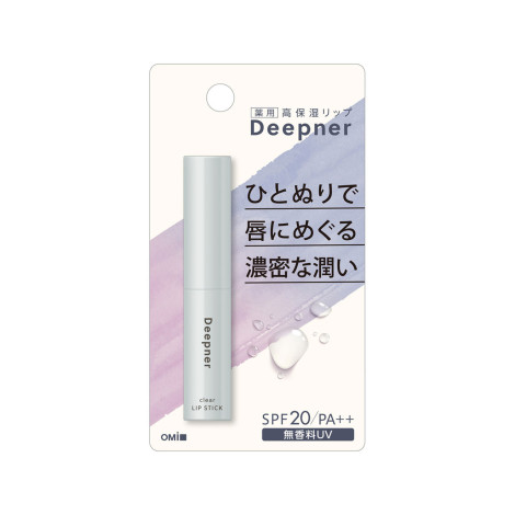 Omi Brotherhood Deepner ক্লিয়ার লিপ স্টিক SPF20/PA++ 2.3g