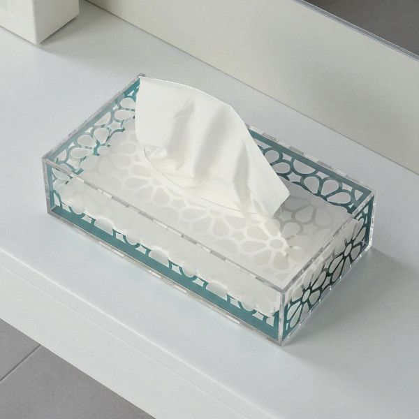 Transparent Acrylic Tissue Box Holder
