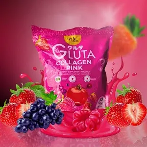 Manee Gluta Collagen পিংক জুস – 1 প্যাক (30 স্যাশে)