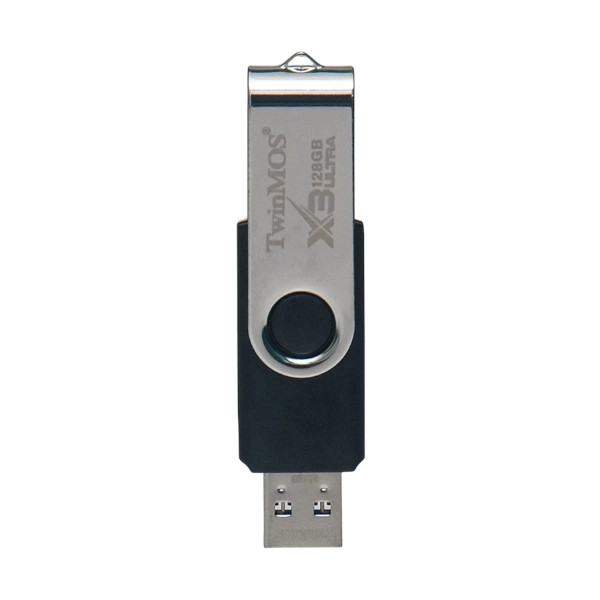 Twinmos X3 আলট্রা 128GB USB 3.2  ব্ল্যাক-সিলভার পেন ড্রাইভ