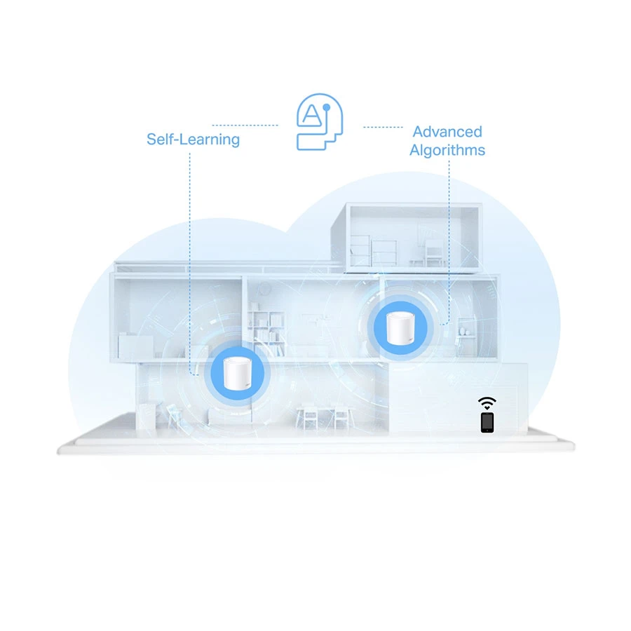 TP-Link Deco X10 AX1500 Gigabit Dual-Band Mesh Wi-Fi 6 System (3-Pack)