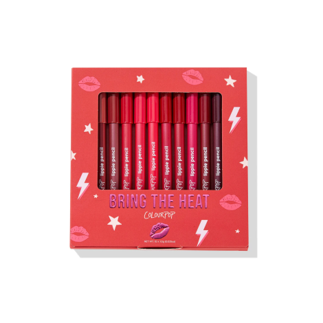 Colourpop Bring The Heat লিপি পেন্সিল ভল্ট 10pc