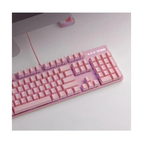 Rapoo V500PRO Backlit Wired Pink Mechanical Gaming Keyboard