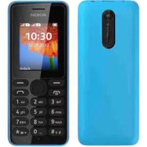 Nokia Asha 108 ডুয়াল সিম মোবাইল ফোন, নীল (রিফারবিশড)