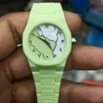 অ্যারাবিক ডায়াল মার্বেল ফিনিশ লেডিস ঘড়ি – বাটারফ্লাই লক