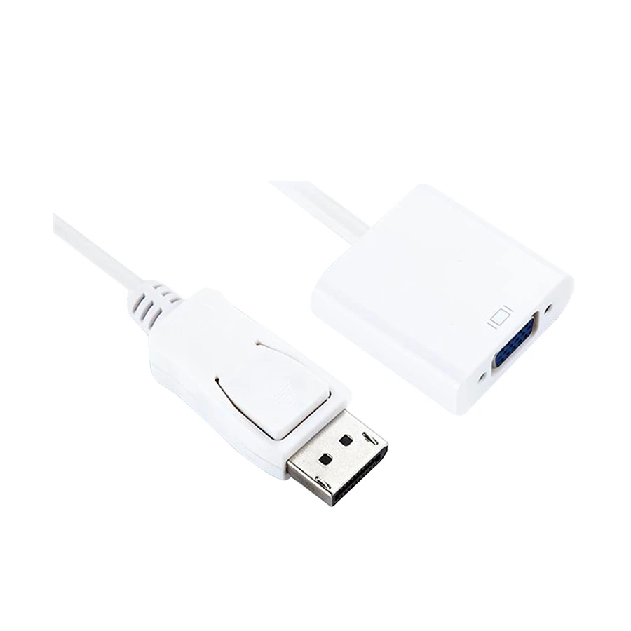 Yuanxin YDP-013 DisplayPort Male to VGA Female White Converter