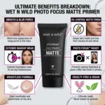 Wet n Wild Photofocus ম্যাট ফেস প্রাইমার Partners in Prime 25ml