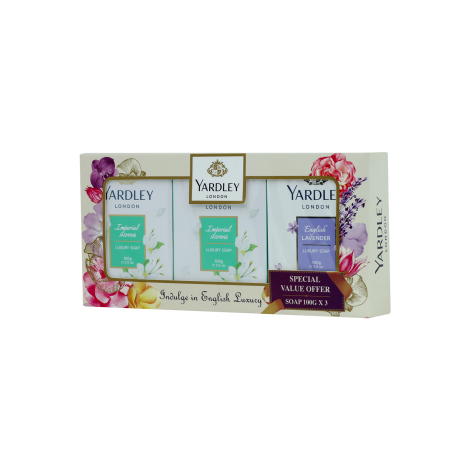 Yardley Perfumed Luxury Soap Collection 100g X 3 (UAE)