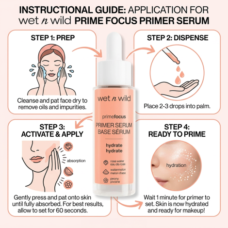 Wet N Wild - Prime Focus Moisturizing Foundation Primer 30ml (China)