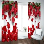 3D প্রিন্ট কার্টেন 2 পিস সেট – 5ft x 7ft