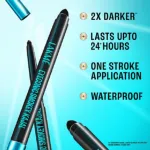 Lakme 9to5 Eyeconic স্মোকি কাজল - Black