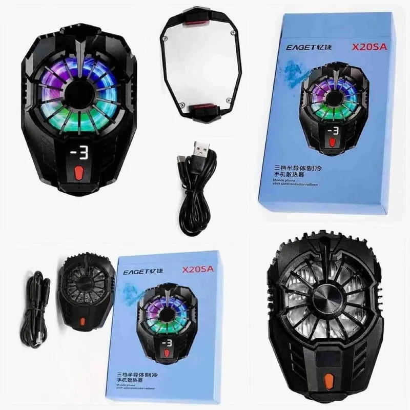 EAGET X20SA সেমিকন্ডাক্টর মোবাইল ফোন কুলার RGB
