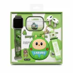 Pop Mart Labubu 2-in-1 গ্যাজেট সেট - TWS ইয়ারবাডস ও স্মার্টওয়াচ স্ট্র্যাপ