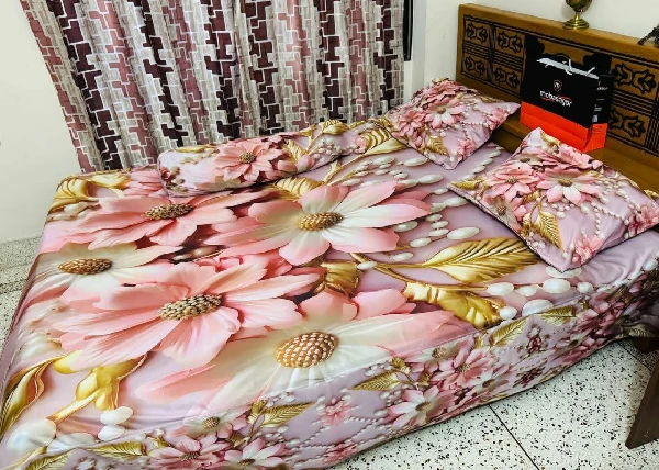 নিউ 3D ডিজাইন বেড শীট
