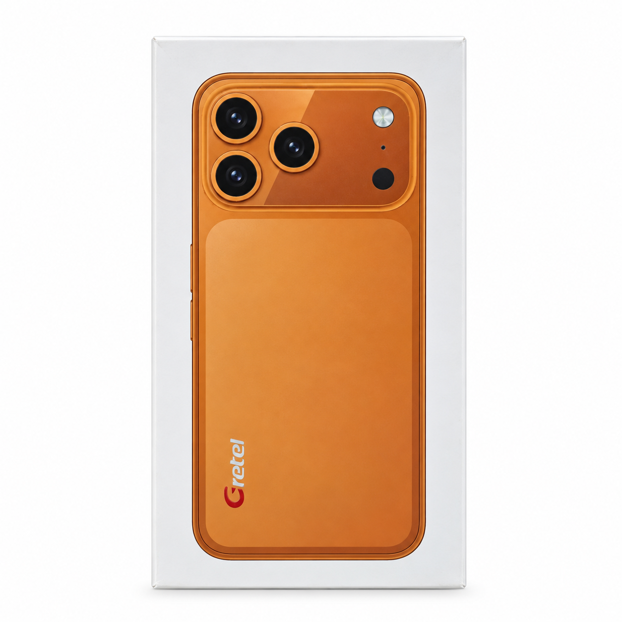Gretel G2 Pro Max Feature Phone – iPhone 17 Pro Max Inspired Design, 3250mAh Built-In Battery, 2.8" LCD Display, Type-C Port, Big Speaker & Wireless FM