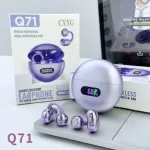 Q71 ট্রু ওয়্যারলেস ওপেন-ইয়ার ইয়ার ক্লিপ ইয়ারবাডস, ডিজিটাল LED ডিসপ্লে