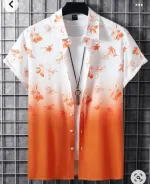 Men's Half Sleeve Cotton Shirt for Summer, M to XXL