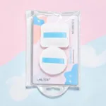 Lmltop মেকআপ কুশন পাফ গোল ও চৌকো 2pcs