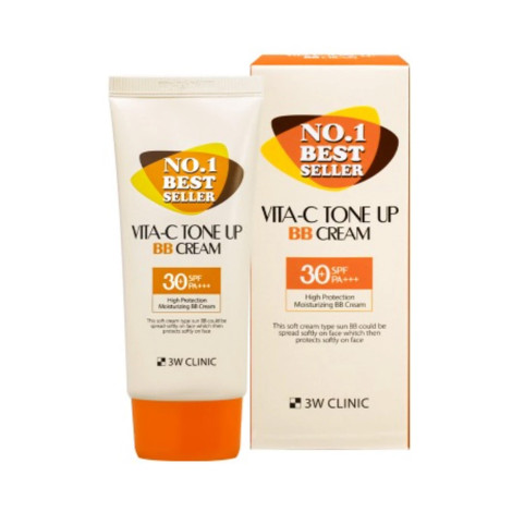 3W ক্লিনিক ভিটা-সি টোন আপ বি বি ক্রিম SPF 30+ PA+++ 50মিলি (Korea)
