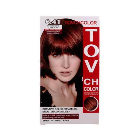 Tovch Hair color - 6.41 Blonde Copper Iridescent (China)