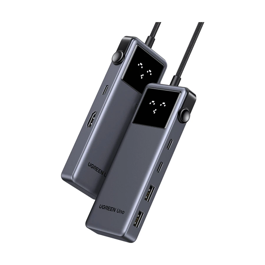 UGREEN CM888 (35998) USB-C to HDMI, Tri Type-C & Dual USB Hub Black