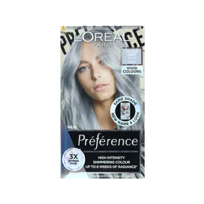 L'Oreal Preference লে ভিভিডস হেয়ার কালার - 10.112 Silver Gray