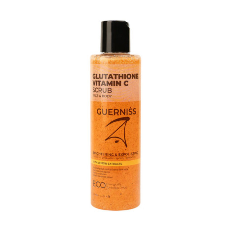 Guerniss Raw Glutathione Vitamin C Face & Body Scrub 200ml (Bangladesh)