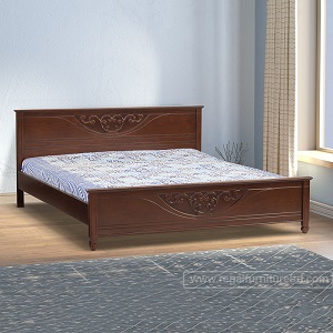 Astrella Wooden King Bed