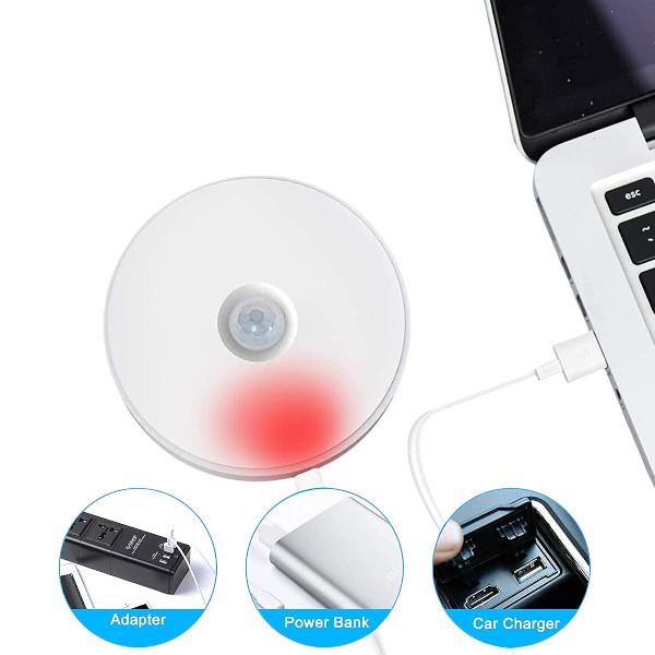 ওয়্যারলেস মোশন সেন্সর LED ওয়াল নাইট লাইট (USB চার্জিং স্টিক ল্যাম্প)