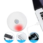 ওয়্যারলেস মোশন সেন্সর LED ওয়াল নাইট লাইট (USB চার্জিং স্টিক ল্যাম্প)