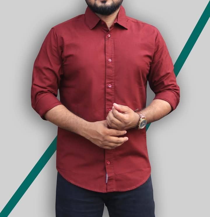 ছেলেদের পিউর কটন শার্ট, সাইজ M, L ও XL, 5টি রঙে