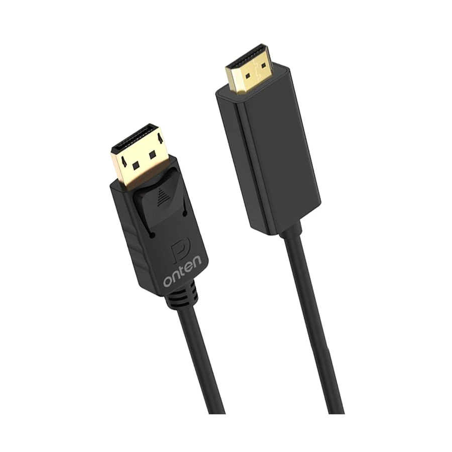 Onten OTN-DP303 DisplayPort to HDMI Cable 3 Meter Black