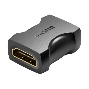 Vention AIRB0 HDMI ফিমেল টু ফিমেল ব্ল্যাক কনভার্টার