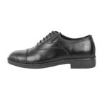Elastic Black লেদার জুতা