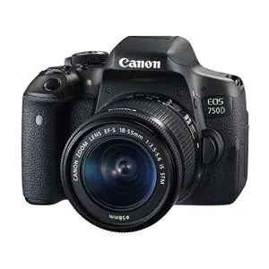 Canon EOS 750D 24.2MP ডিজিটাল SLR ক্যামেরা (কালো)
