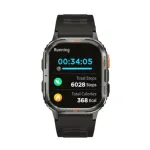 WiWU SW05 Bluetooth কলিং স্মার্ট ওয়াচ – Tarnish Black
