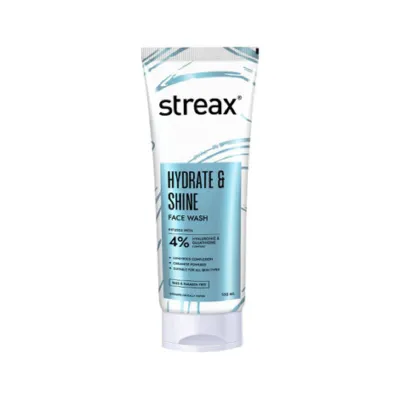 Streax হাইড্রেটিং অ্যান্ড শাইন ফেস ওয়াশ 100ml