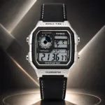CASIO Illuminator লেদার স্ট্র্যাপ ঘড়ি