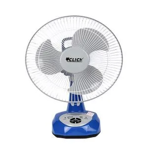 Click রিচার্জেবল টেবিল ফ্যান 12'' Blue