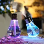 বাল্ব হিউমিডিফায়ার – LED কালার চেঞ্জিং নাইট লাইট সহ