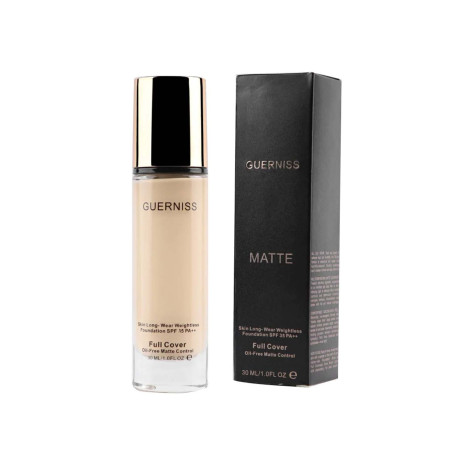 Guerniss ফুল কভার ম্যাট ফাউন্ডেশন - 4.0 Beige