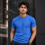 ছেলেদের ব্লু জার্সি টি-শার্ট, লাইটওয়েট ও ব্রিদেবল