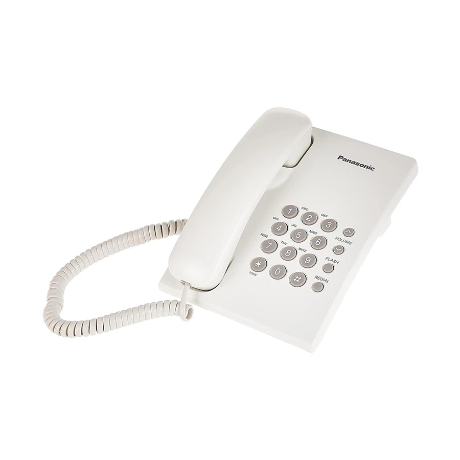 Panasonic KX-TS500MX Corded White Phone Set