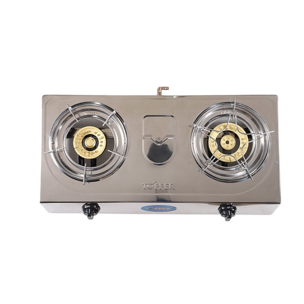 TOPPER A-203 Double Stainless Steel Auto Stove NG