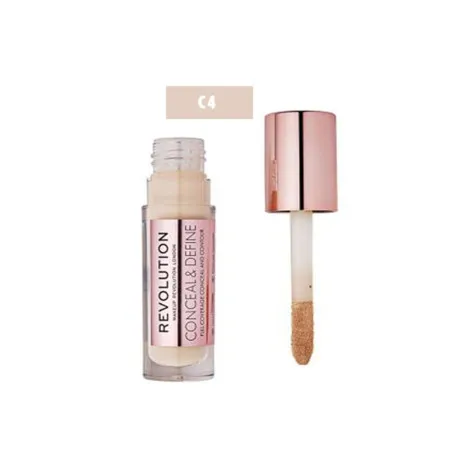 Makeup Revolution Conceal & Define লিকুইড কনসিলার - C4