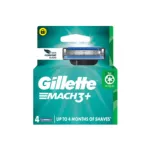 Gillette Mach3 + Skin Comfort রেজার ব্লেড - 4টি কার্ট্রিজ